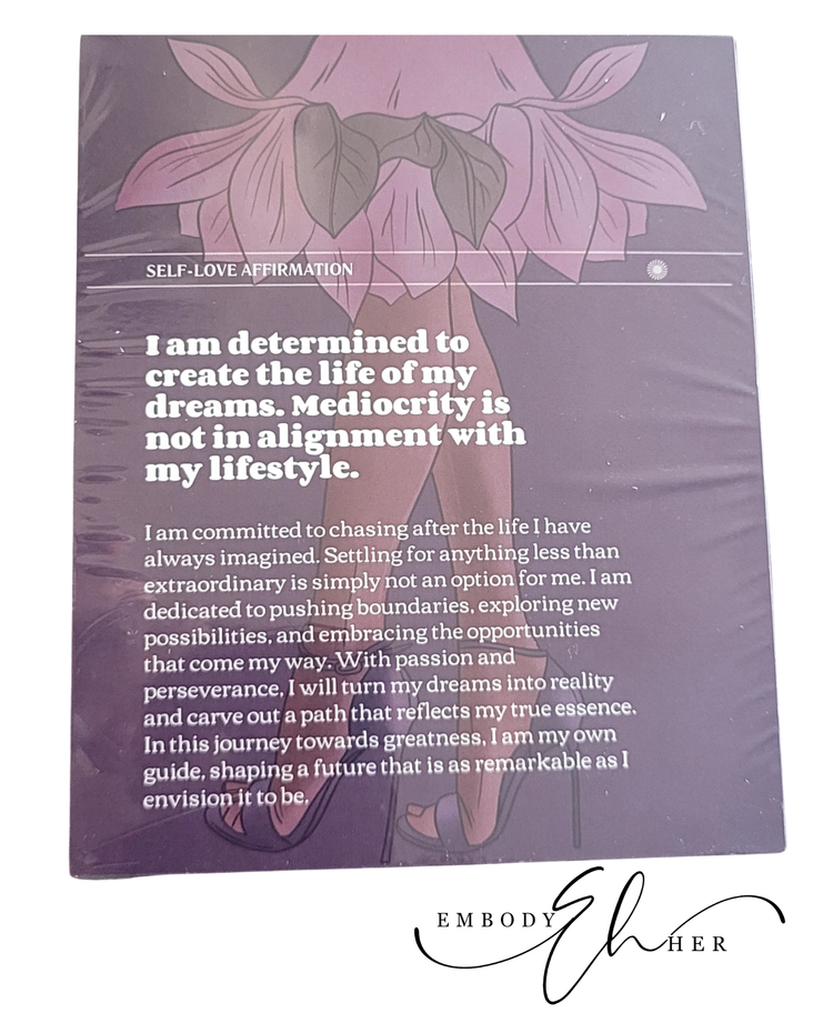 Embody Her Custom Self-love Affirmation Cards - Deck of 36