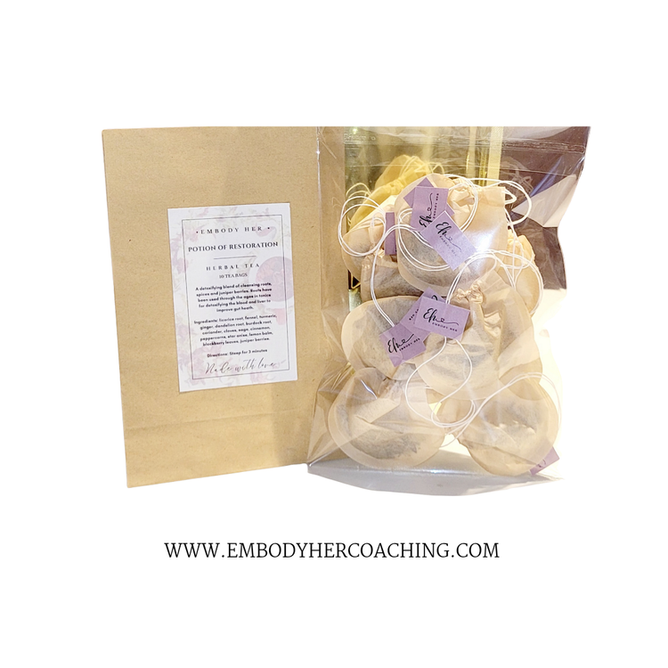 Embody Her Custom Tea - Potion Of Restoration and Elixir Of Happiness