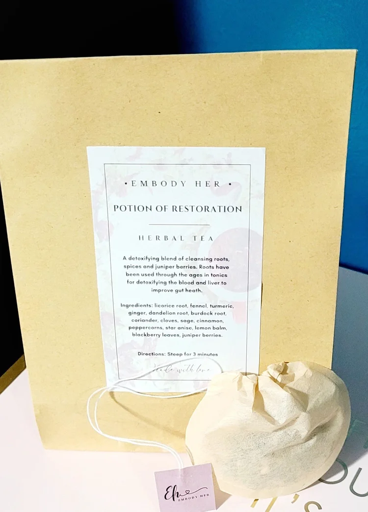 Embody Her Custom Tea - Potion Of Restoration and Elixir Of Happiness